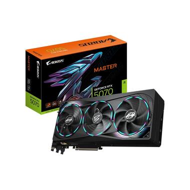 Gigabyte Graphics Card AORUS GeForce RTX 5070 MASTER 12 GB