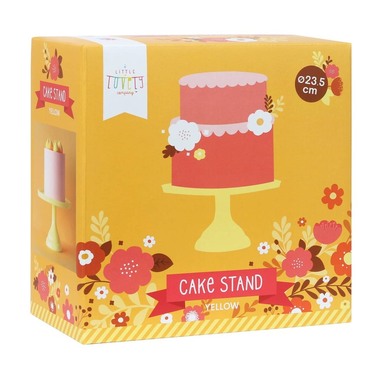 ALLC Cake Stand Small PTCSYL03 jaune 23.5x12x23.5cm