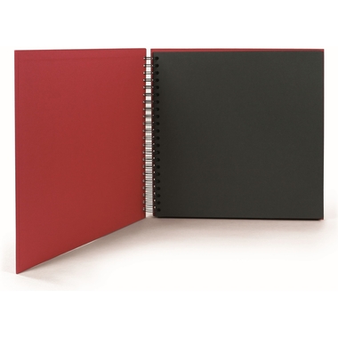RÖSSLER Fotoalbum 1329452367 29x29cm, rot/schwarz