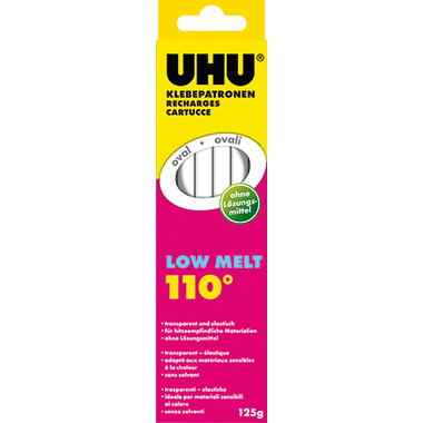 UHU Klebepatrone transparent 48620 125g 10 Stück