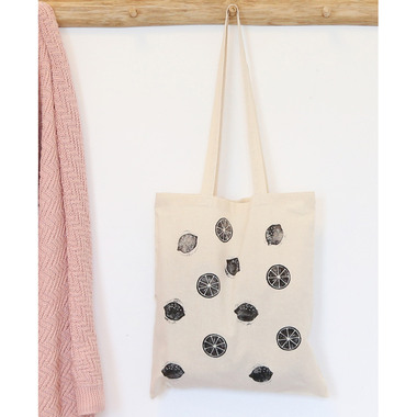 I AM CREATIVE Stofftasche 38x42cm 1212.741 natur 4 Stück