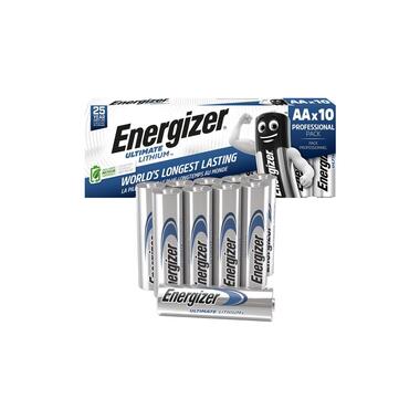 Energizer Batteria Ultimate Lithium AA, 10 pezzi