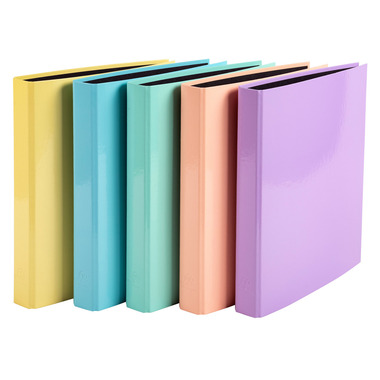 EXACOMPTA Classeur anneaux Aquarel 4cm 51560E 4 anneaux assorti A4