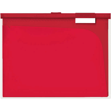 BÜROLINE Hängemappe A4 664054 rot, 6 Fächer 3 Stk.