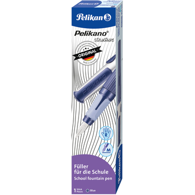 PELIKAN Füllhalter Pelikano Structure 824521 blau M , Rechtshänder