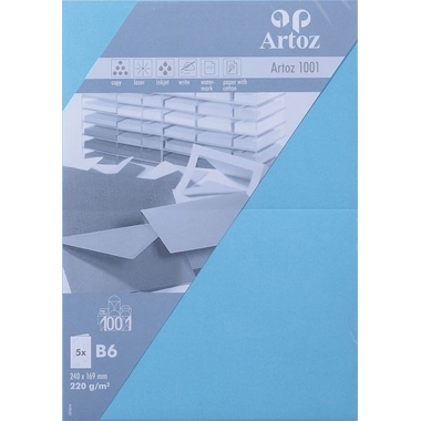 ARTOZ Cartes 1001 B6 107362263 220g, azur 5 feuilles