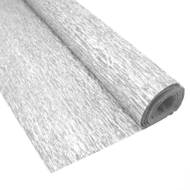 URSUS Papier crêpé 50cmx2,5m 4120389 60g, argent