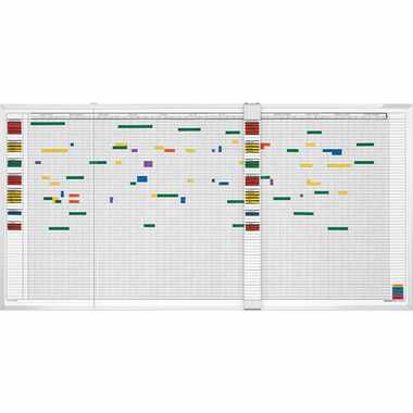 MAGNETOPLAN Urlaubs/Aktivitätenplaner 3703055 5 Tage, 80 MA 1500x1000mm