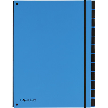 PAGNA Pultordner Trend A4 24129-13 hellblau 12 Fächer