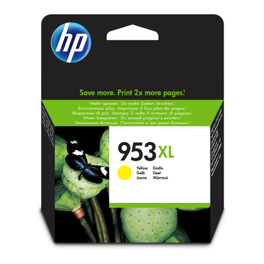 HP Cart. d'encre 953XL yellow F6U18AE OfficeJet Pro 8710 1450 p.
