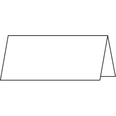 SIGEL Tischkarten 94x42mm DP046 weiss, 185g 80 Stück
