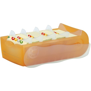 HAN Karteibox Croco A8 998-613 orange 9.7x6.7x19.1cm