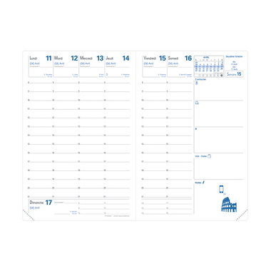 QUO-VADIS Sostituvo Affaires 2026 004005Q 1S/2P Impala/Club FR 10x15cm