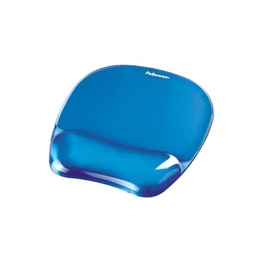 Fellowes Workplace Tappetino per mouse ergonomico Blu