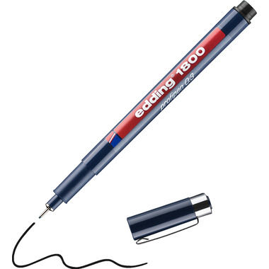 EDDING Profipen 1800 0.35mm 1800-1-03 schwarz