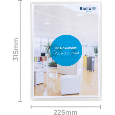 BIELLA Dossiers d'offre Pearl#5 A4 18640303U transp.poche 20 flls.