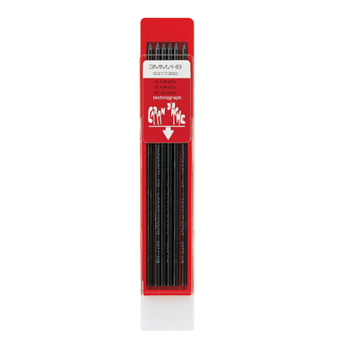 CARAN D'ACHE Minen Technograph HB 6377.350 3mm 6 Stück