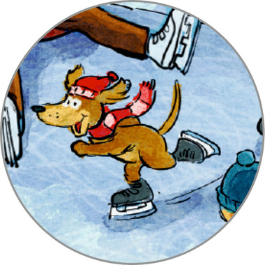 COPPENRATH Calendario da parete 72535 Mercatino di Natale affollato