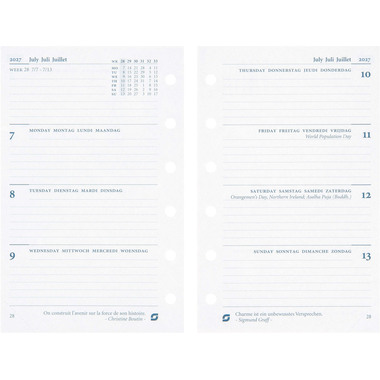 SUCCES Agenda Junior 2027 842107000027U 1W/2S Ersatz kompl. 8x12.5cm