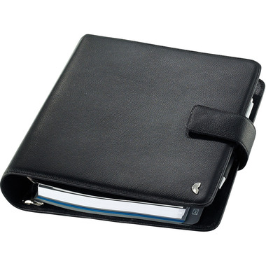 CHRONOPLAN Ringbuch RL.Stand. 50101Z.25 Business schwarz A5