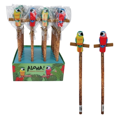 ROOST Matita pappagallo REA-1042 Gomma, 2 ass.