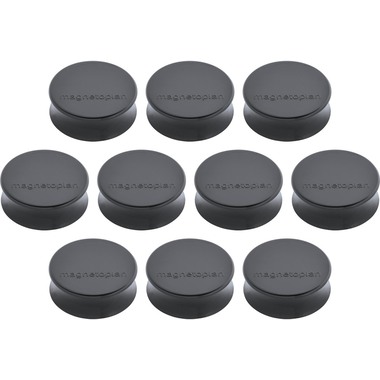 MAGNETOPLAN Magnet Ergo Large 10 Stk. 16650101 felsgrau 34mm