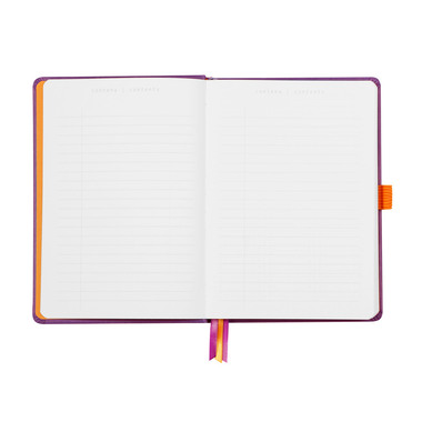 RHODIA Notizbuch Goalbook HC A5 118579C violett, dots 120 Blatt