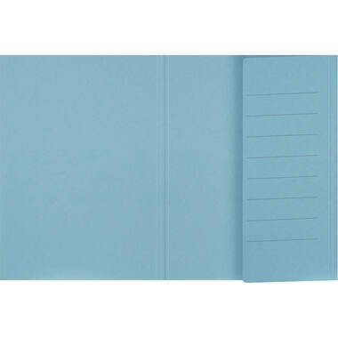 BIELLA Einlagemappe m. Klappe A4 25040105U blau 240g/m2 50 Stück