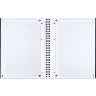 OXFORD Spiralbuch A4+ 100103664 kariert 5mm, 80g 80 Blatt