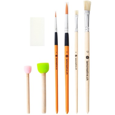 I AM CREATIVE Pinselset Basic 1011.26 10 Pinsel ass.