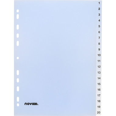 NOVOOO Répertoires PP A4 41006 transparent 1-20