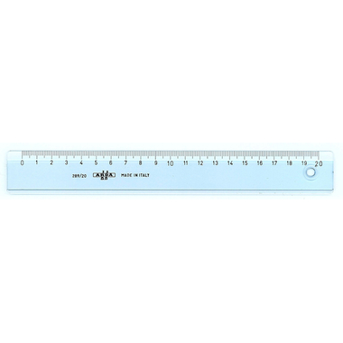 ARDA Règle UNI 20cm 28920SS transparent