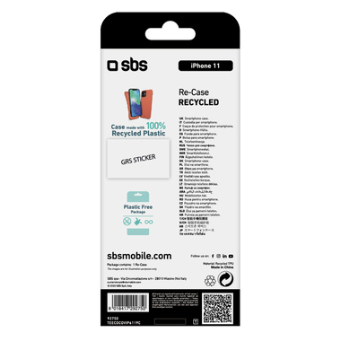Funda de plástico reciclado para iPhone 11