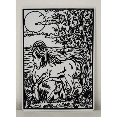 TATARUGA Image de velours A4 S3 chevaux