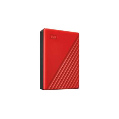 Western Digital External Hard Drive My Passport 4 TB, Red