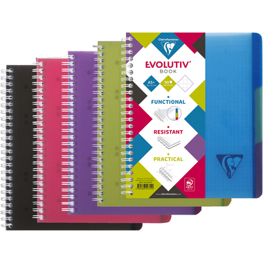 CLAIREFONTAINE LINICOLOR Quaderno A5+ 329755 5mm 90 fogli