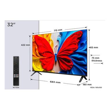 TCL TV 32S5K 32", 1920 x 1080 (Full HD), QLED