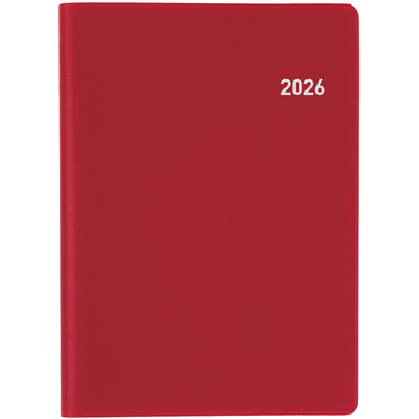 BIELLA Planer Glasgow 2026 855312470026U 1M/2S weinrot ML 10x13.9cm