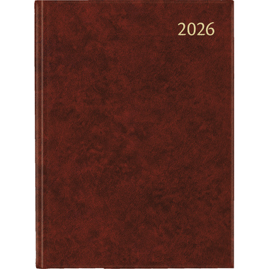 AURORA Agenda Florence Business 2026 2915R 1W/2S bordeaux ML 17.5x22.5cm