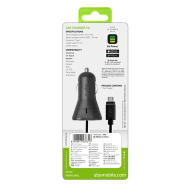 Car charger for tablets and smartphones