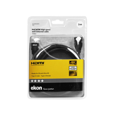 HDMI 2.0 Hochgeschwindigkeits-Verlängerungskabel | Ekon