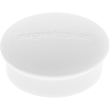 MAGNETOPLAN Magnet Discofix Mini 19mm 1664600 weiss 10 Stk.