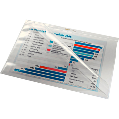 LEITZ Dossier PP A4 47440000 chiaro, 0,08mm 100 pezzi