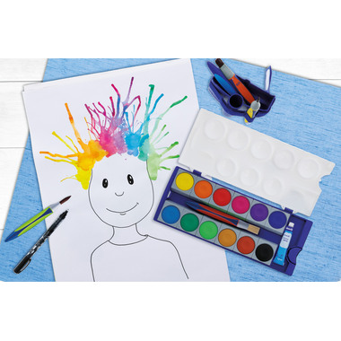 PELIKAN Couleur opaquen 735K/12 12 couleurs Blanc opaque