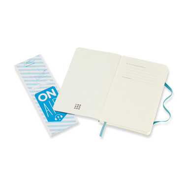 MOLESKINE Notizbuch P/A6 715468 liniert, SC, Riff Blau