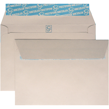 GOESSLER Enveloppe Renova s/fenêtre C6 1141 80g, gris 500 pcs.