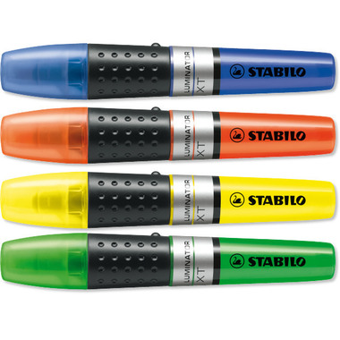 STABILO Tischset LUMINATOR 25mm 7104-2 4-farbig ass.