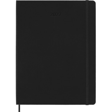 MOLESKINE Agenda Smart Weekly Pro 2027 SMDHB12PRO4Y27 1W/2S schwarz HC 19x25cm