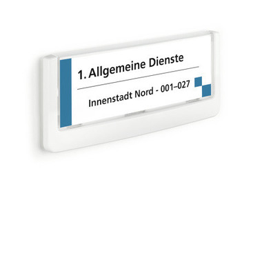 DURABLE Plaque de porte Click Sign 486037 graphite, plastique 149x52.5mm