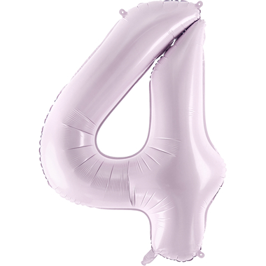 PARTYDECO Ballon en plastique no. 4 72cm FB230G-4-014 violet